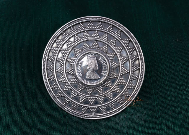 Anvaya Daana Art Victorian Coin Concentric Ring
