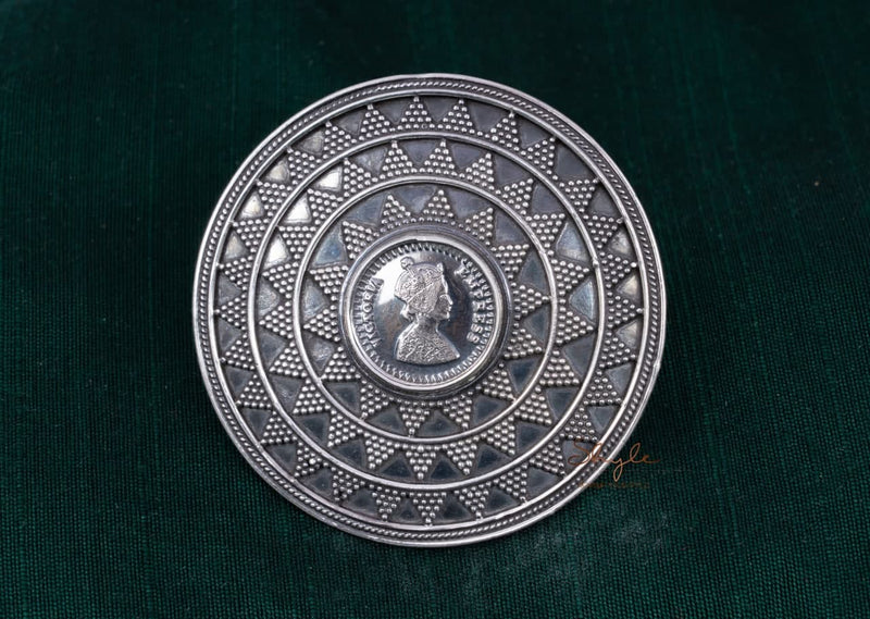 Anvaya Daana Art Victorian Coin Concentric Ring