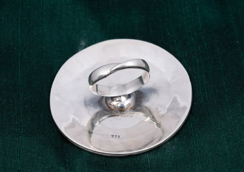 Anvaya Daana Art Victorian Coin Concentric Ring