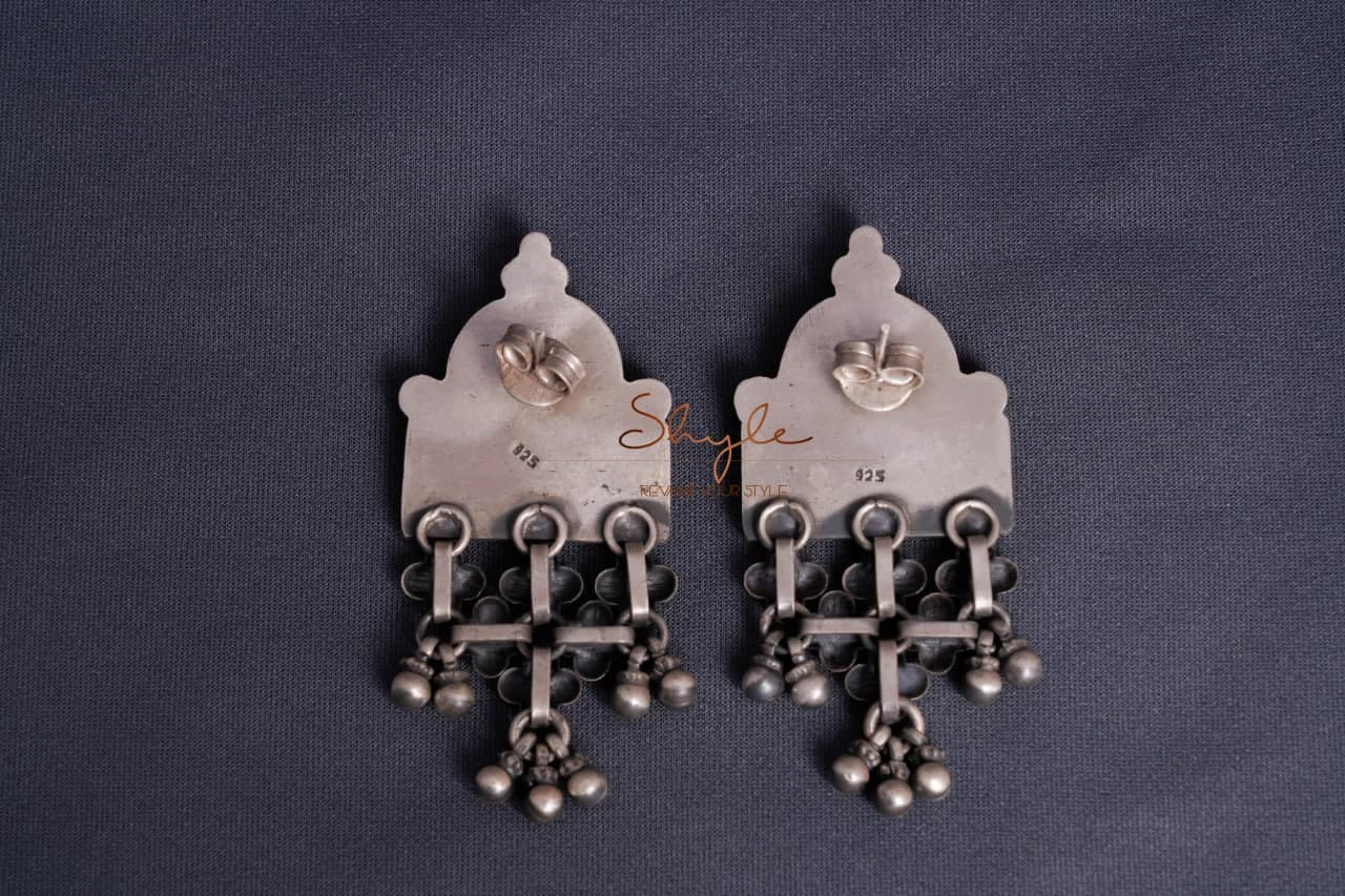 Mizoya Jali Tribal Earrings back