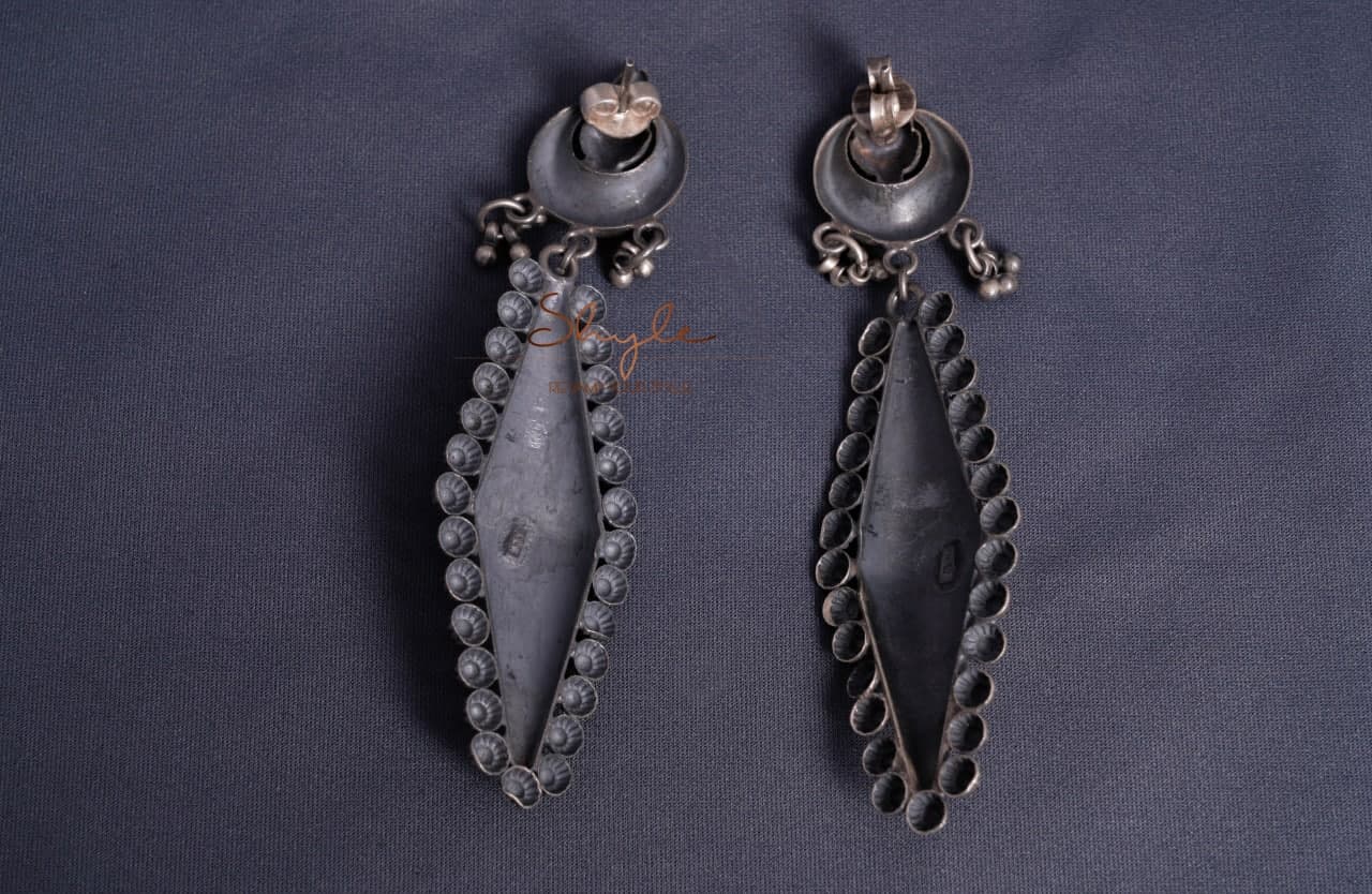 Mizoya Solid Silver Danglers