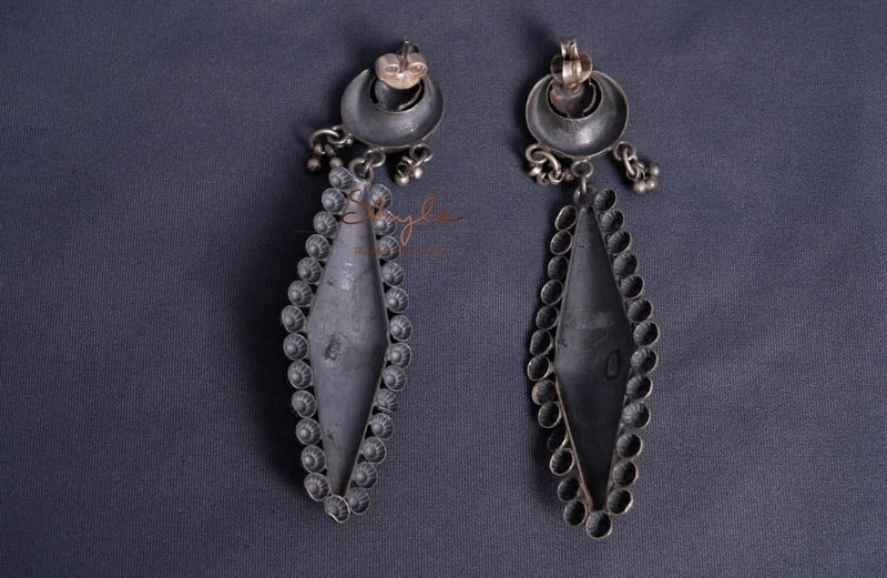 Mizoya Solid Silver Danglers