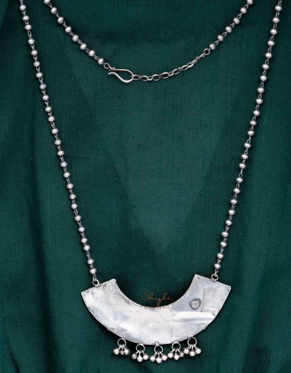 Tattva Chandra Embossed Necklace