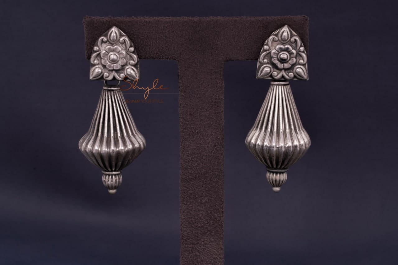 Anvaya Vintage Inspired Bold Drop Earrings front