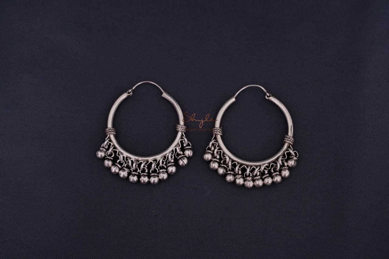 Adya Fine Silver Balis front