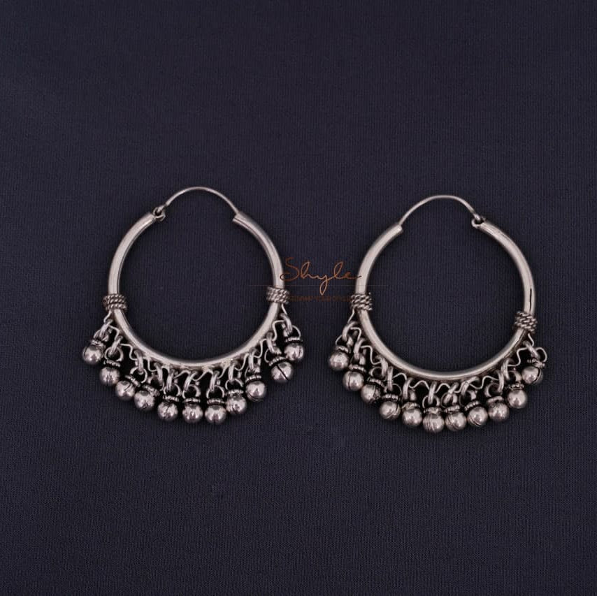 Adya Fine Silver Balis front