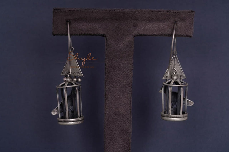 Qurbat Uncaged Bird Ladder Hoops