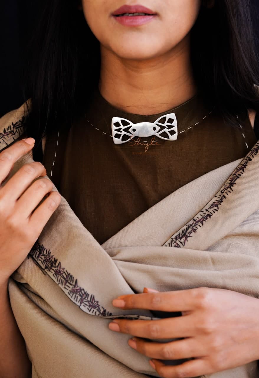 Moh Intricate Carved Bow Tie model
