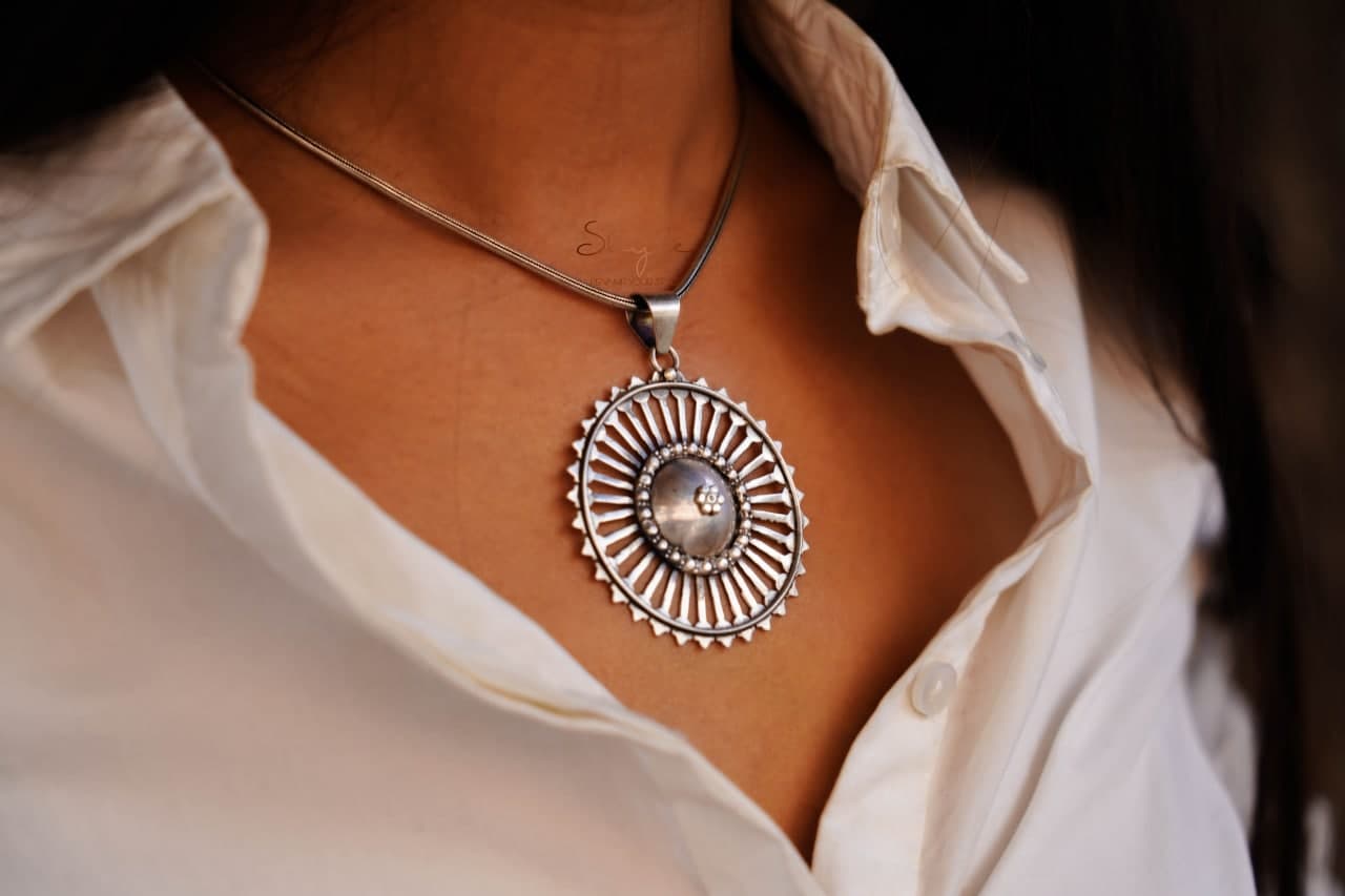 Anvaya Intricate Chakra Pendant
