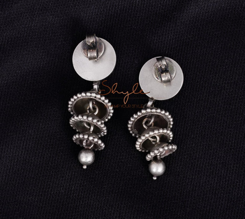 Moh Matte Versatile Layered Jhumki back