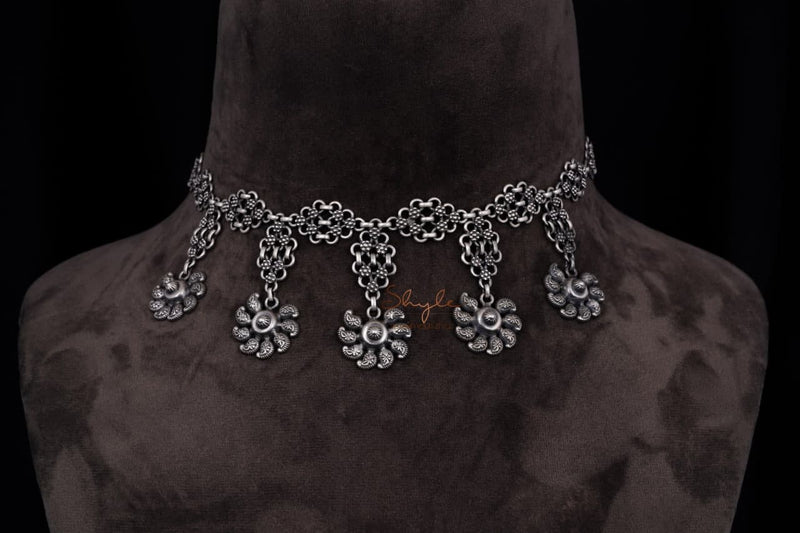 Mizoya Intricate Motifs Statement Necklace