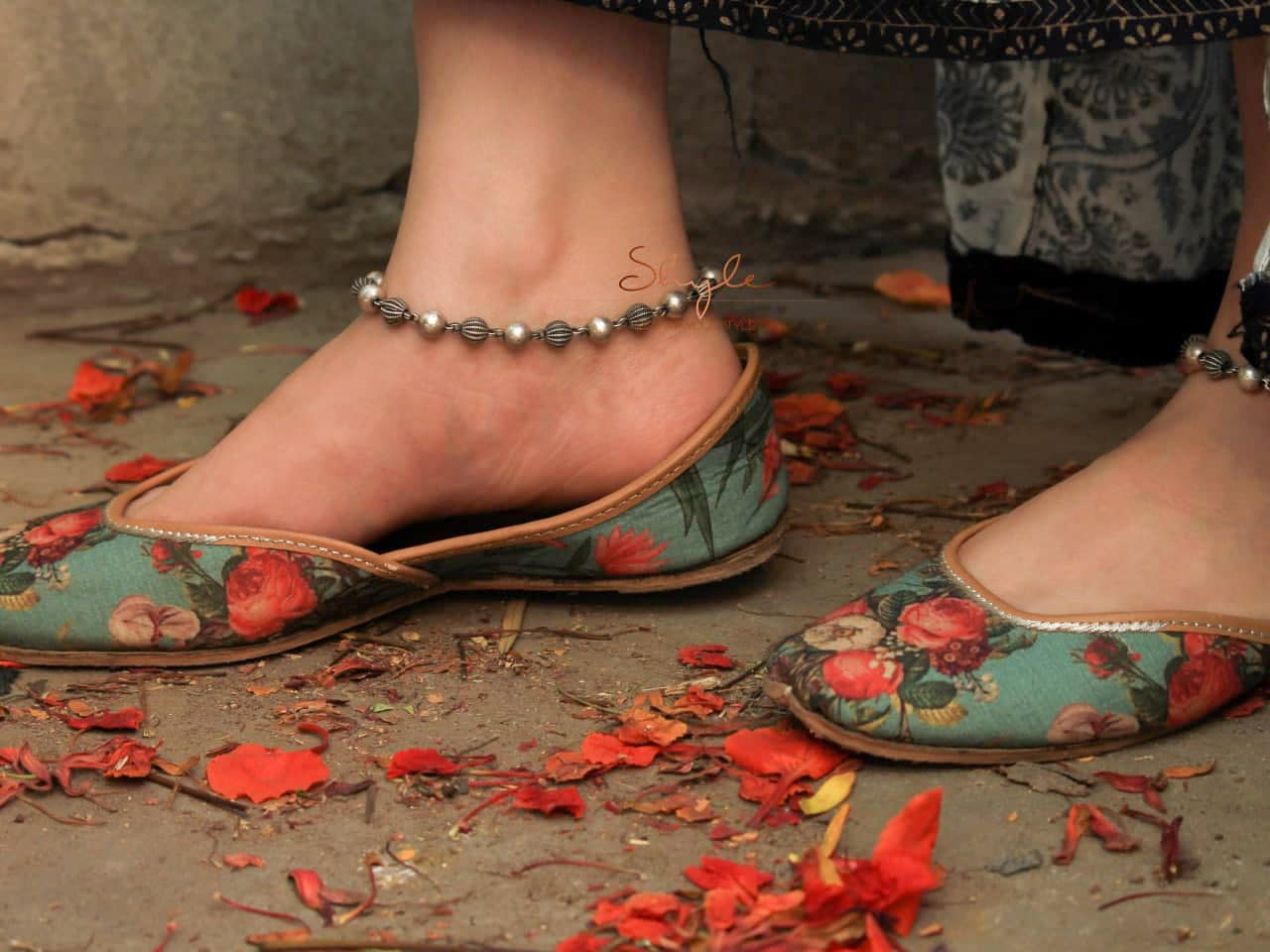 Tattva Rawa Ball Intricate Anklet primary