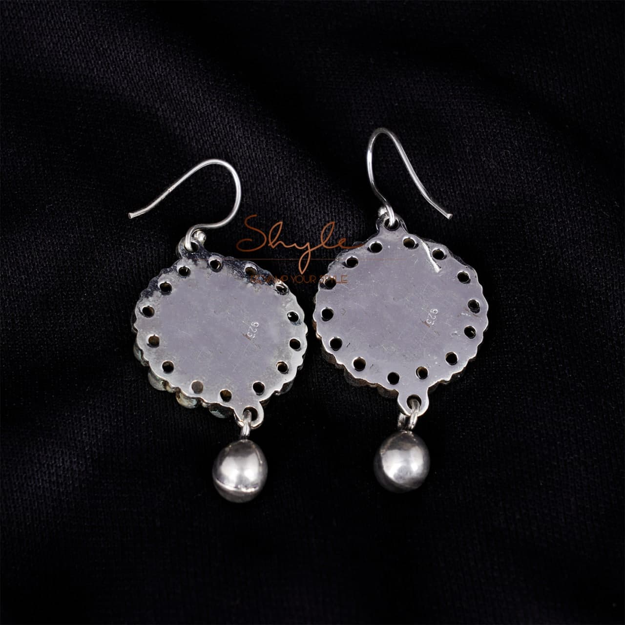 Moh Victorian Coin Ruby Earring