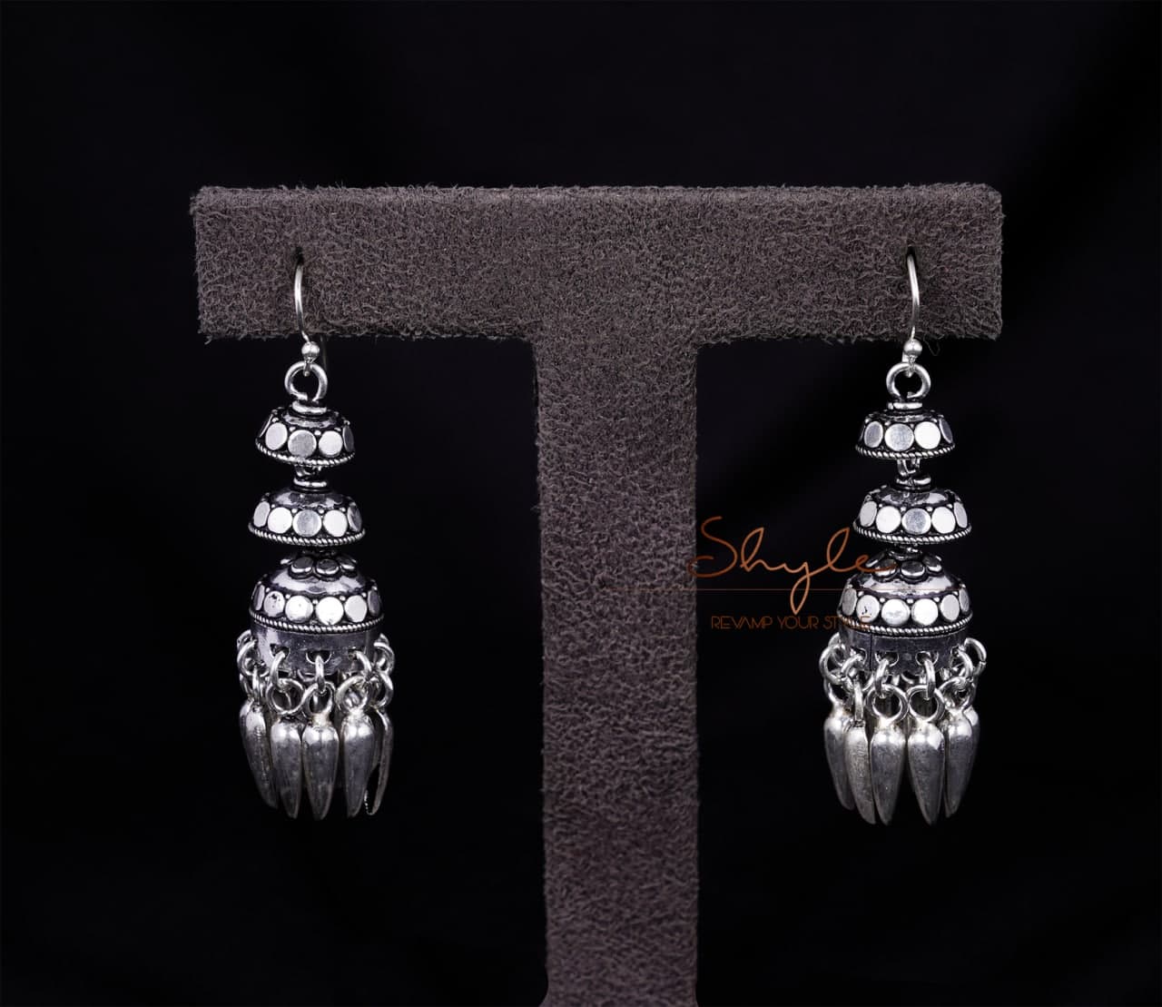 Moh Fine Triple Layered Jhumki