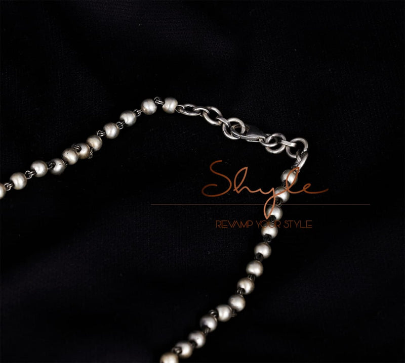 Qurbat Jharonkha Drop Ball Chain Necklace end
