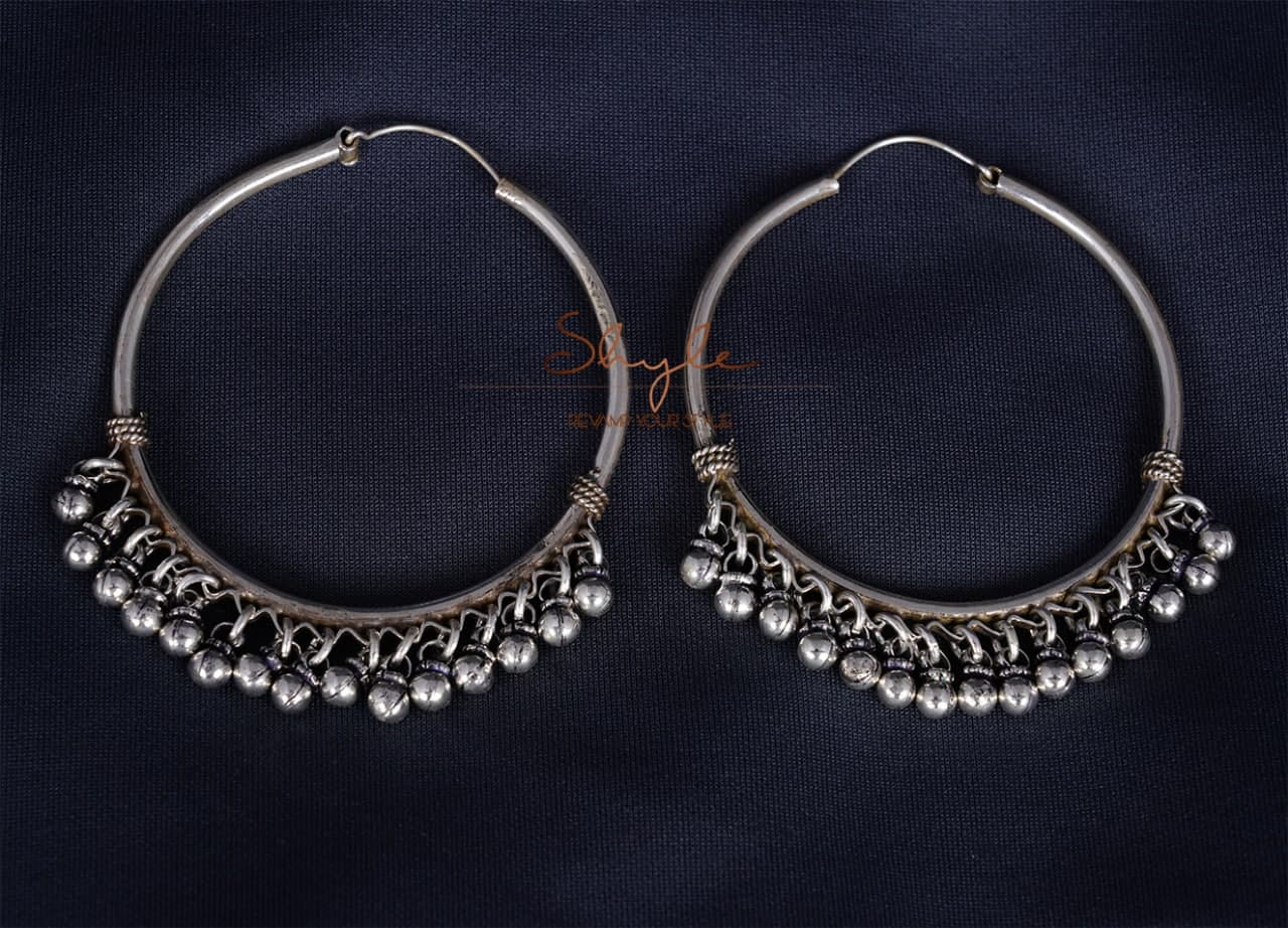 Adya Fine Silver Balis front