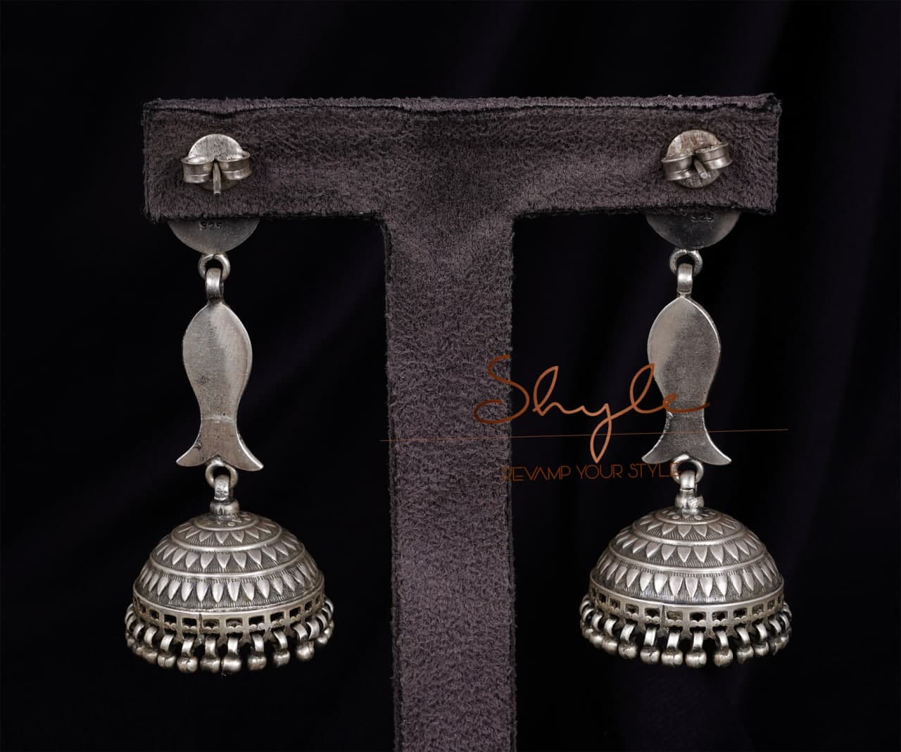 Dulari Intricate Matsaya Jhumka back