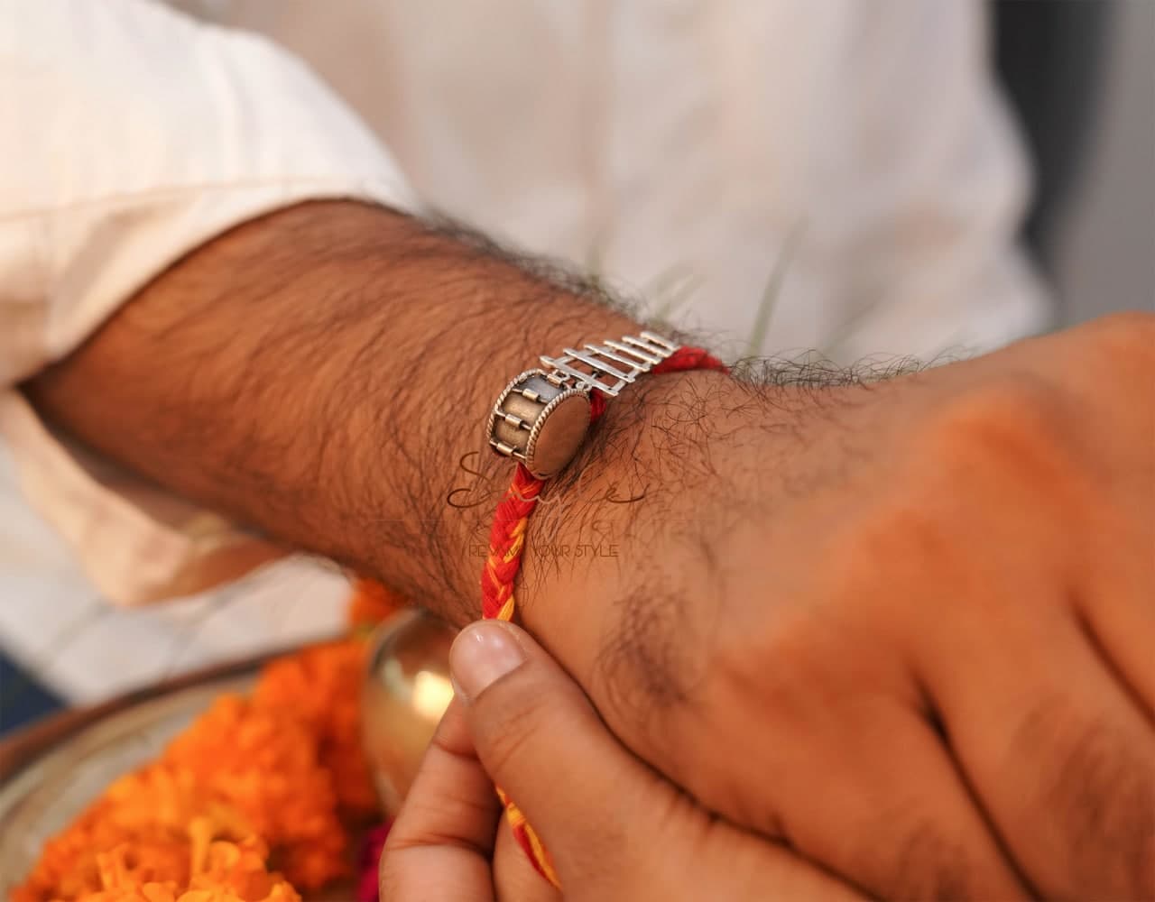 Anvaya Statement Xylophone Rakhi cum Brooch