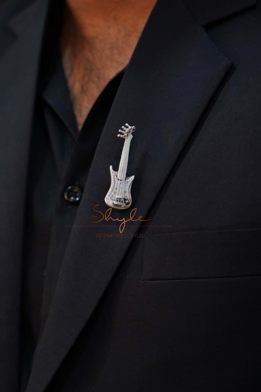 Anvaya Statement Guitar Brooch