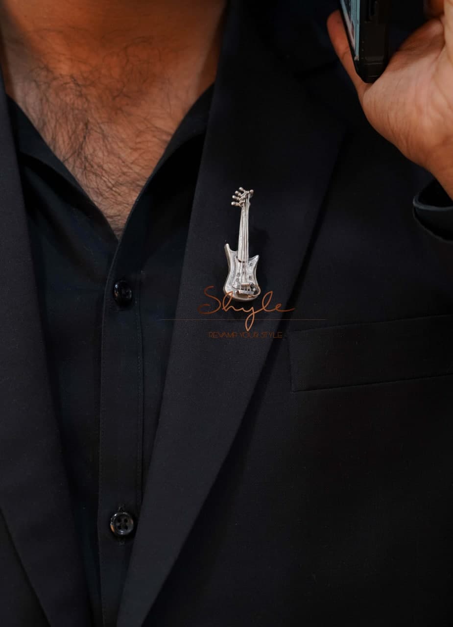 Anvaya Statement Guitar Brooch
