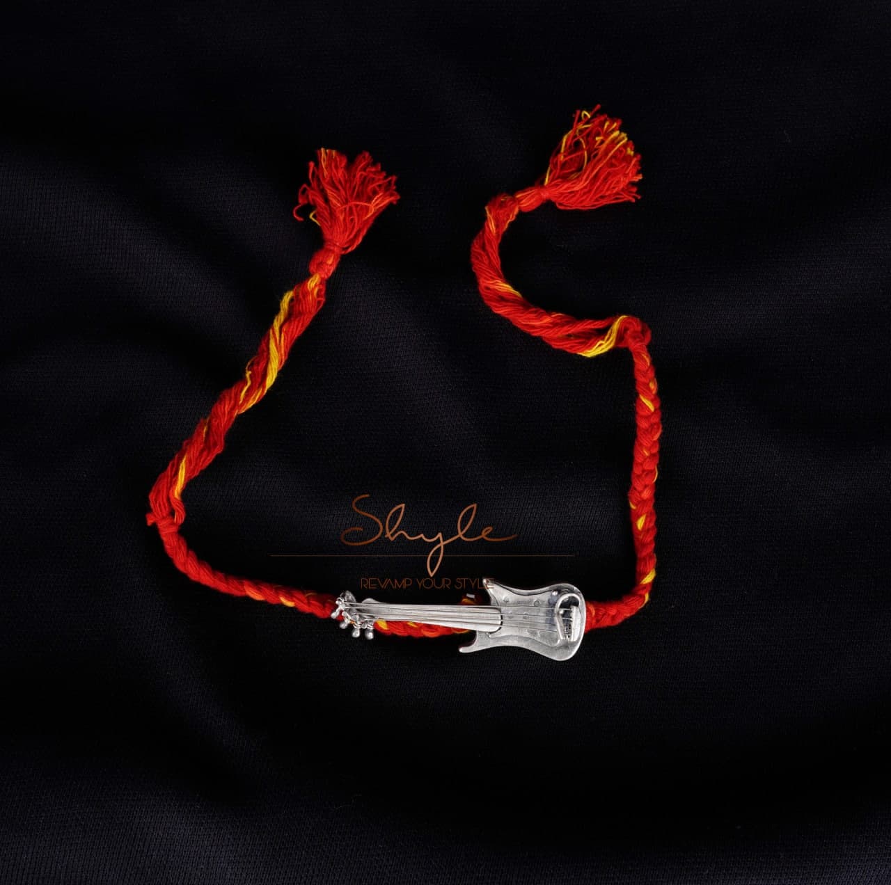 Anvaya Statement Guitar Rakhi cum Brooch