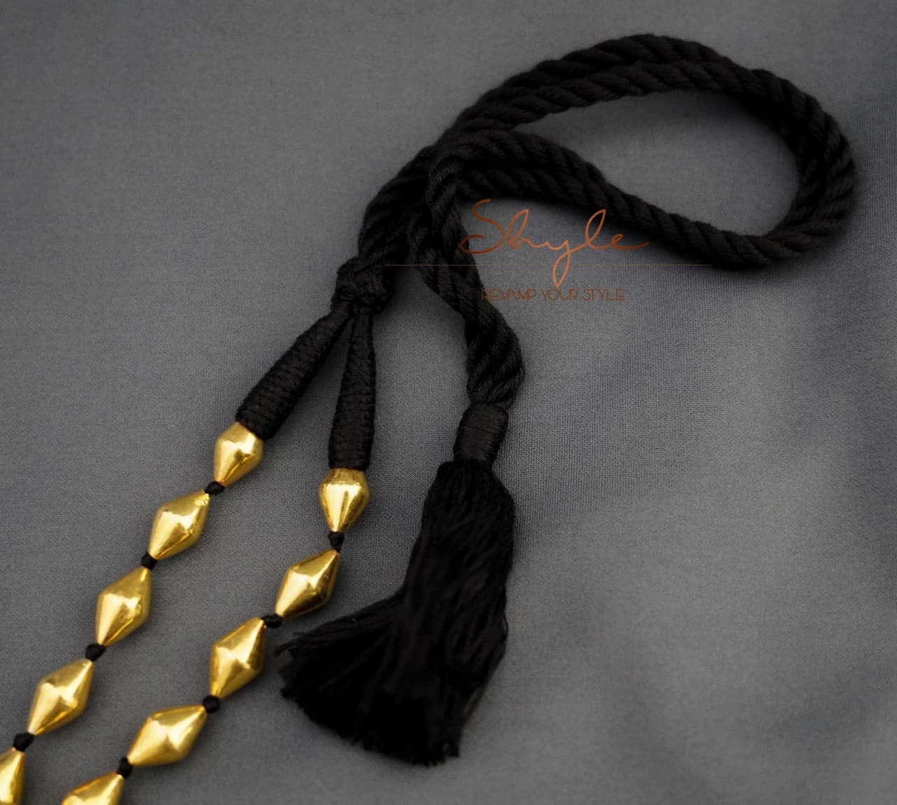 Tattva Gold Tone Dholki Beads Necklace