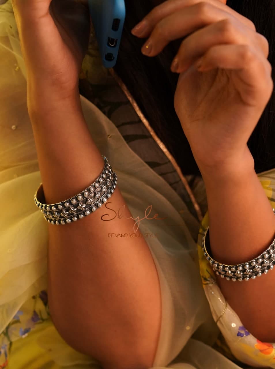 Tattva Intricate Pearl Jadau Classic Kada primary