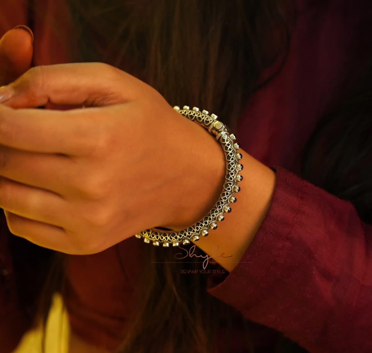 Tattva detailed Jadau timeless Kada primary