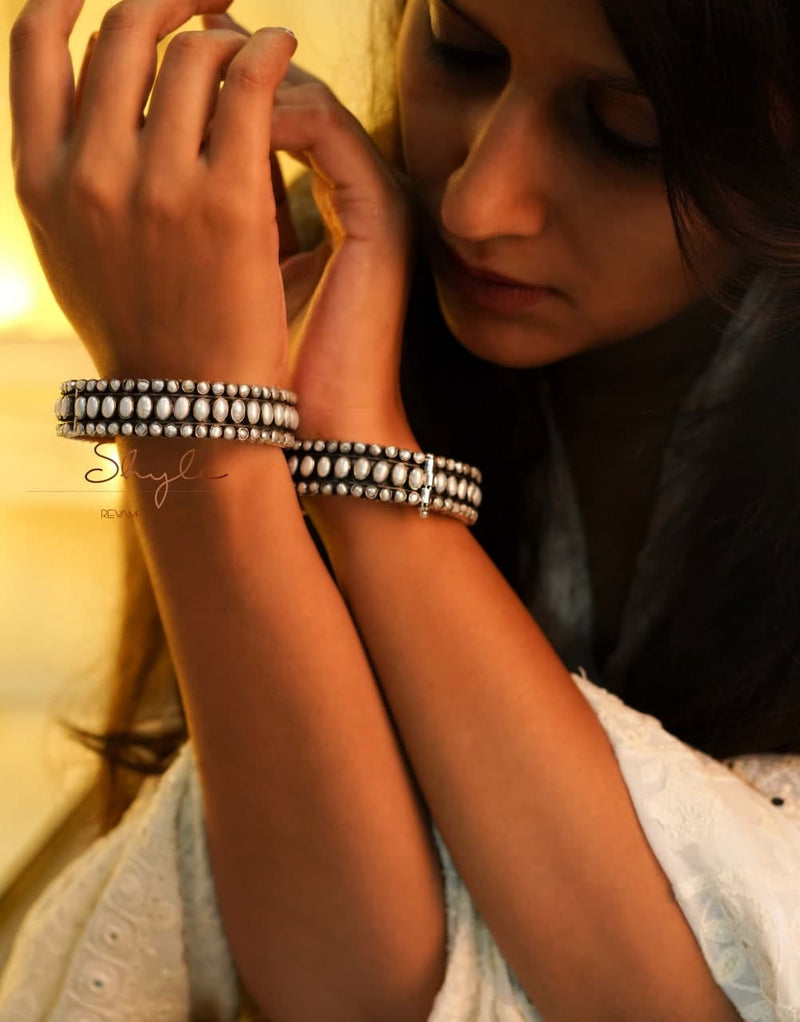 Tattva Pearl Jadau Timeless Kada