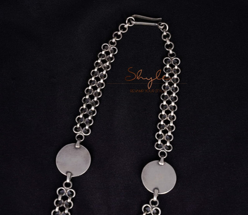 Mizoya Flower Motif Versatile Chain Necklace Set
