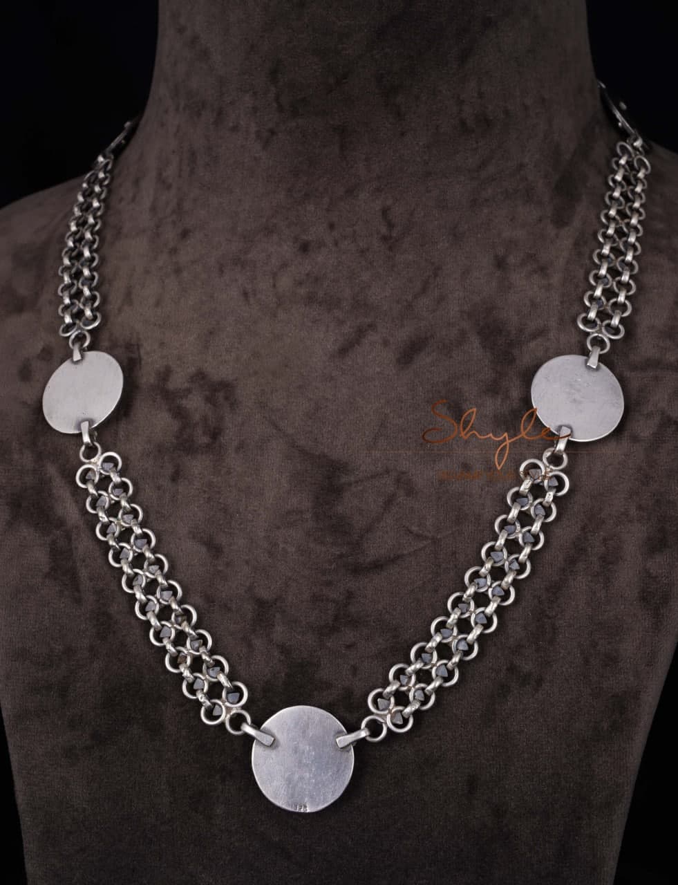 Mizoya Flower Motif Versatile Chain Necklace back