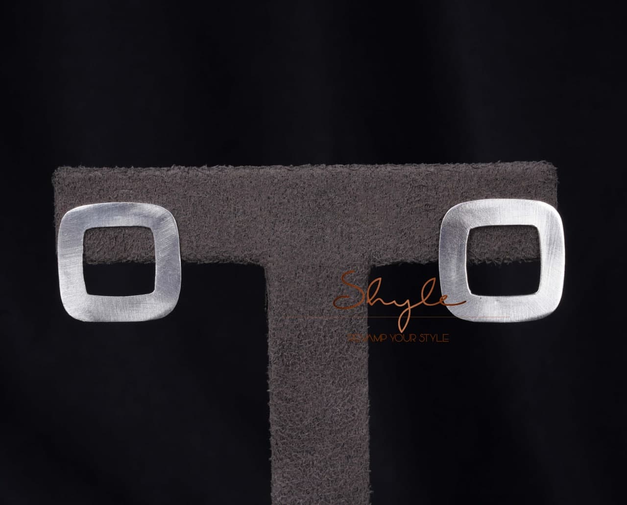 Adya Fine Everyday Square Studs front