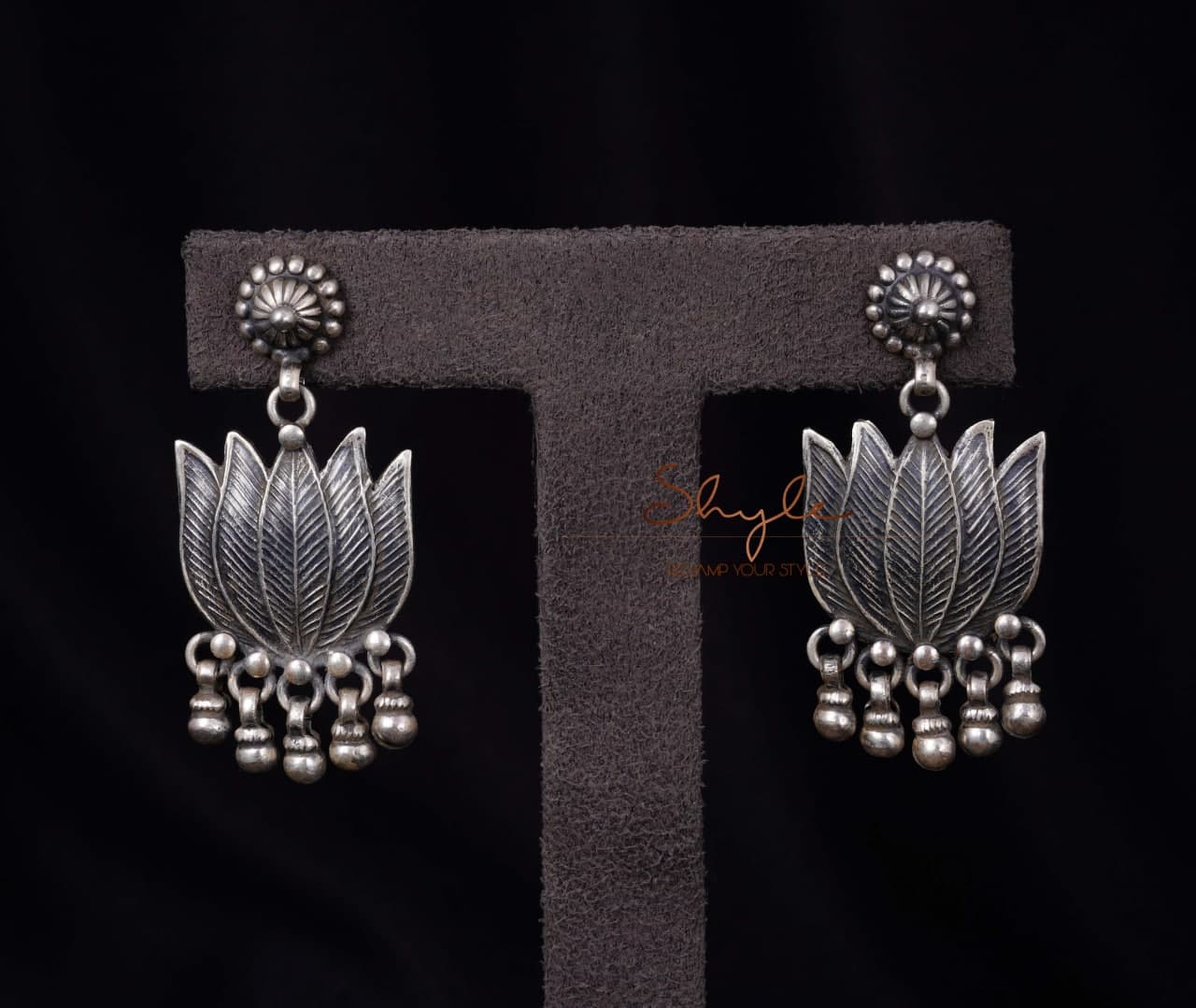 Adya Lotus Earrings front