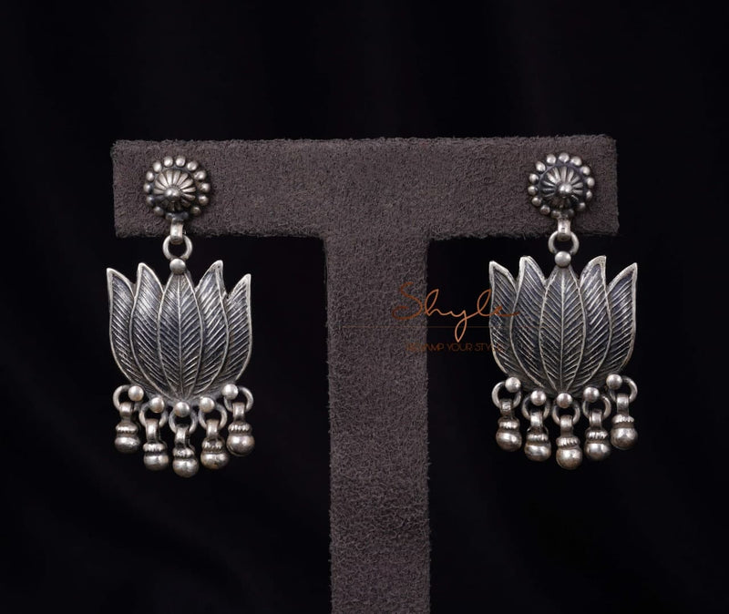 Adya Lotus Earrings front
