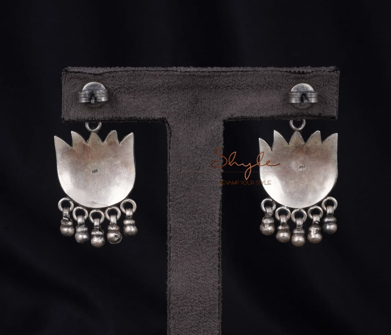 Adya Lotus Earrings back