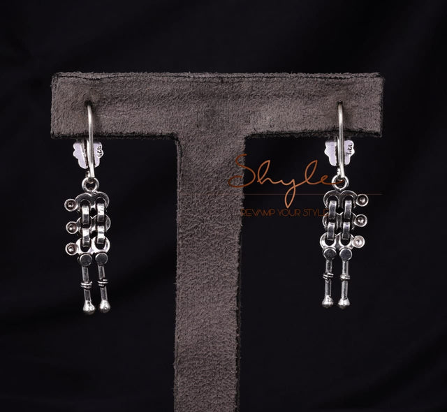 Adya Intricate Fish Hook Earring