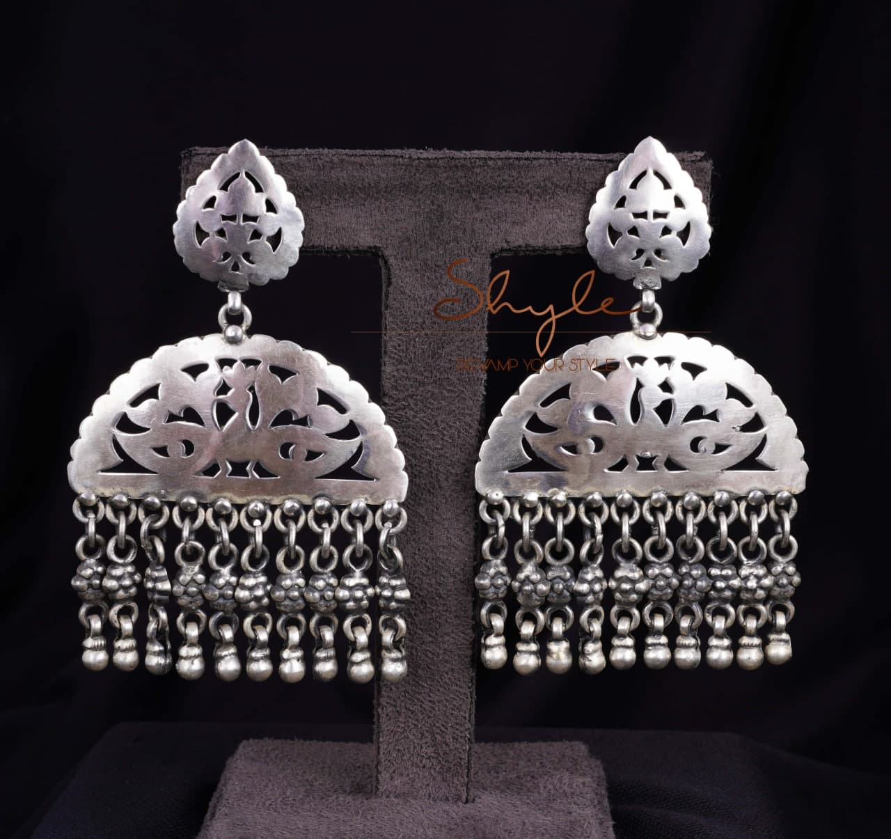 Tattva Carved Ghughri Drop Classic Earrings