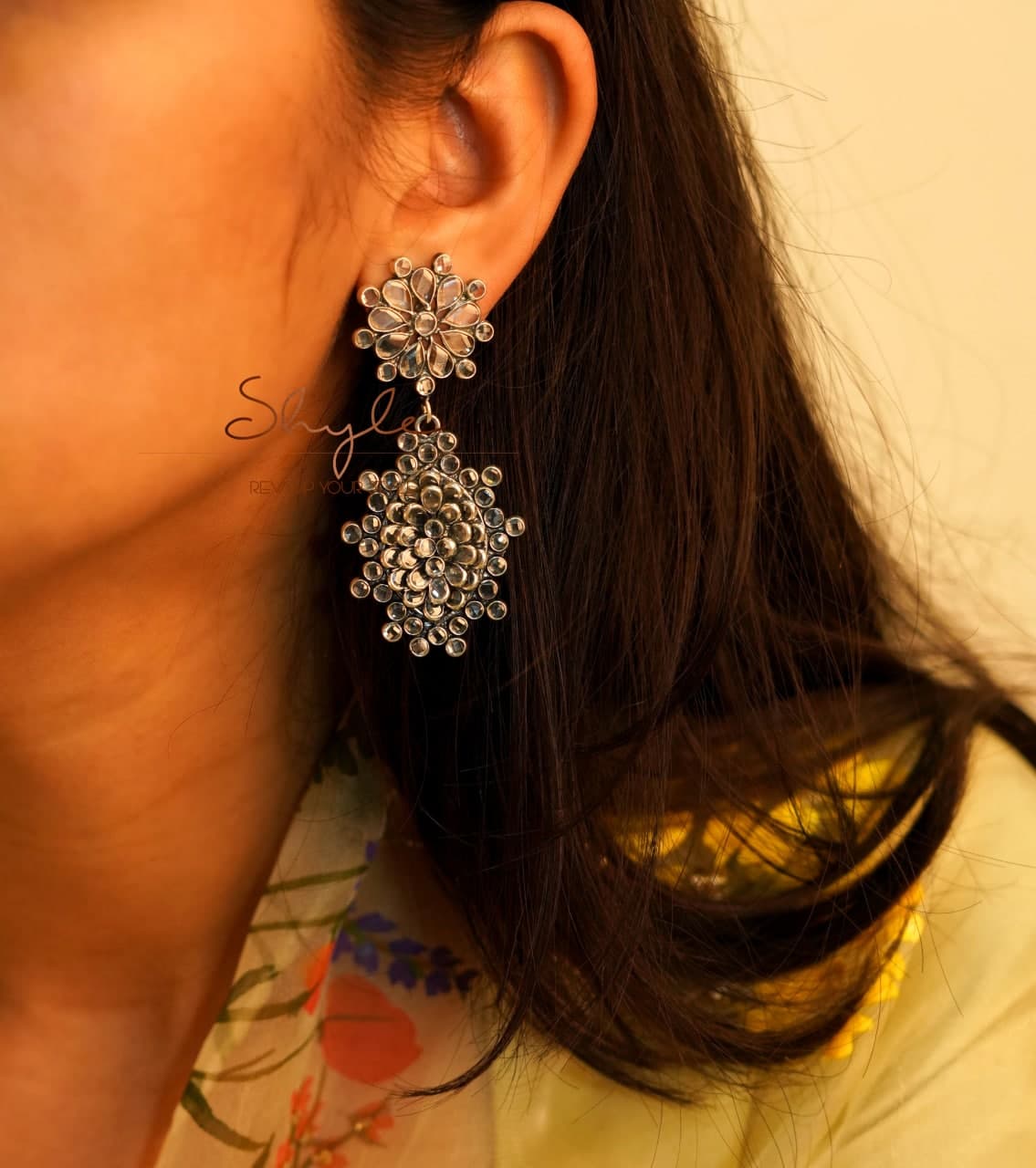 Essence Fine Scintillating Flora Earrings