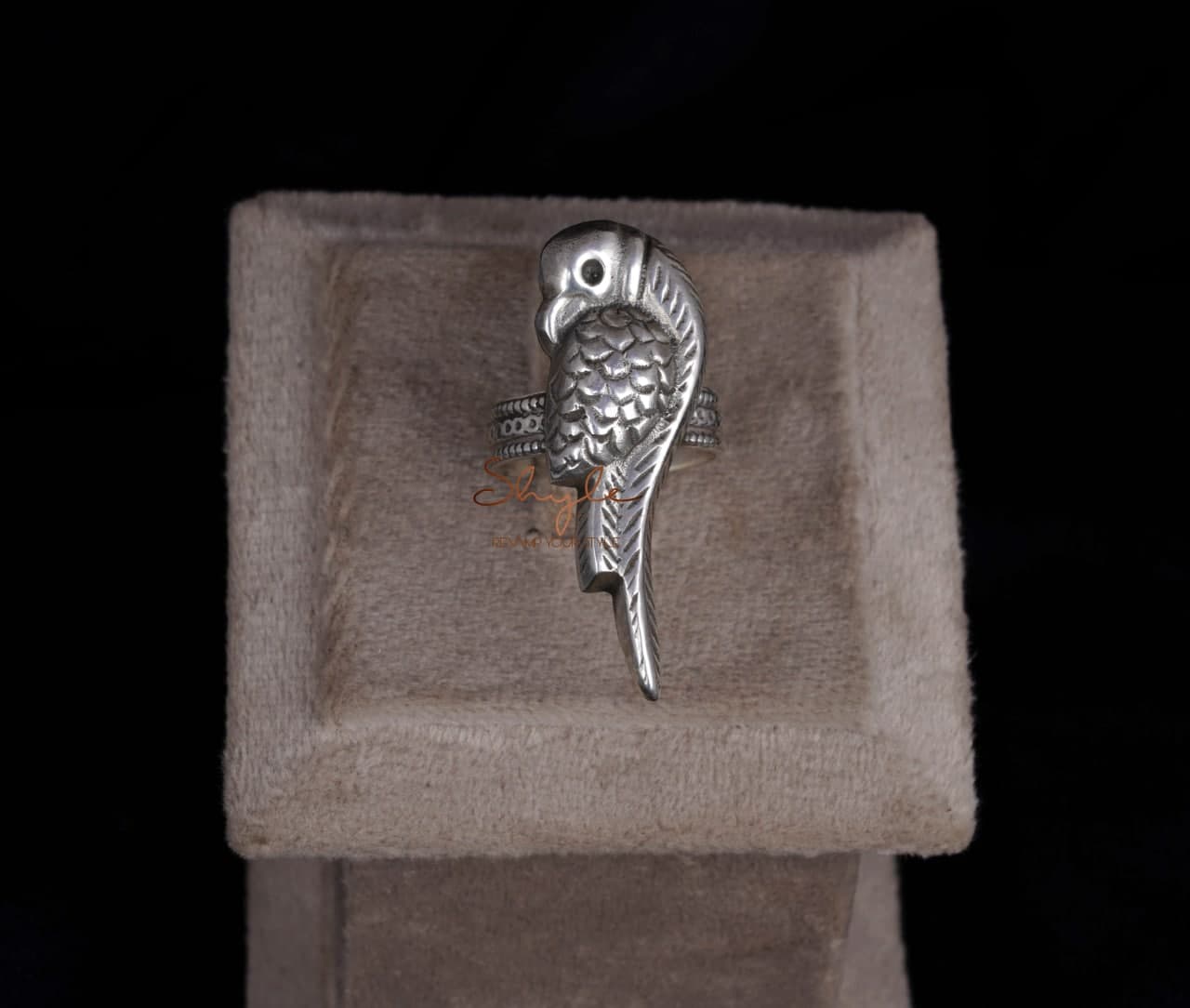 Adya Intricate Parrot Ring