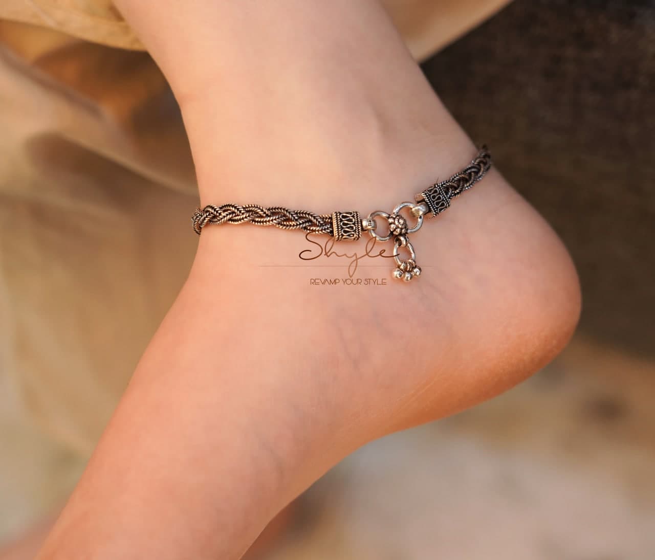 Adya Intricate Braid Knot Everyday Anklet