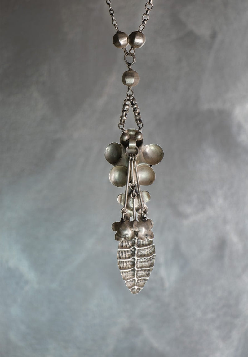 Qurbat Flower Cluster Statement Necklace
