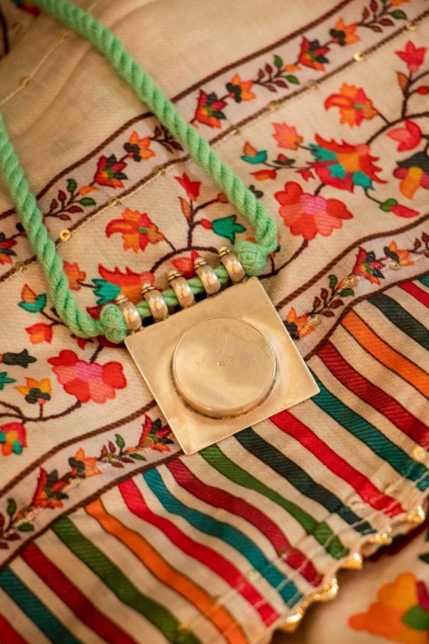 Anvaya Handpainted Ganesha Intricate Necklace