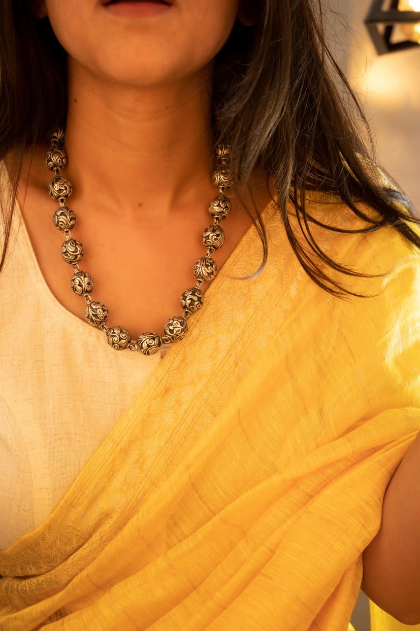 Tattva Classic Chitai Ball Necklace