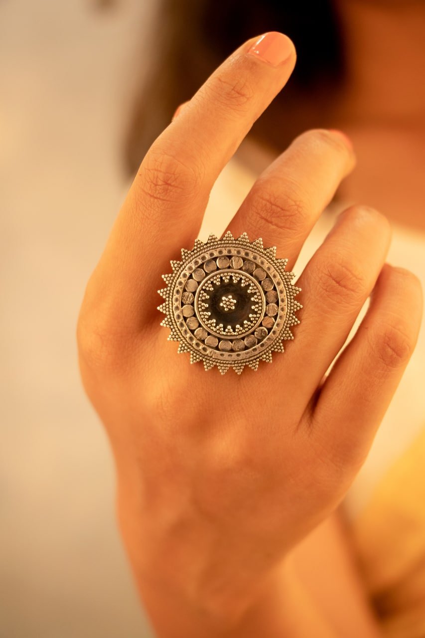 Adya Chakra Intricate Ring