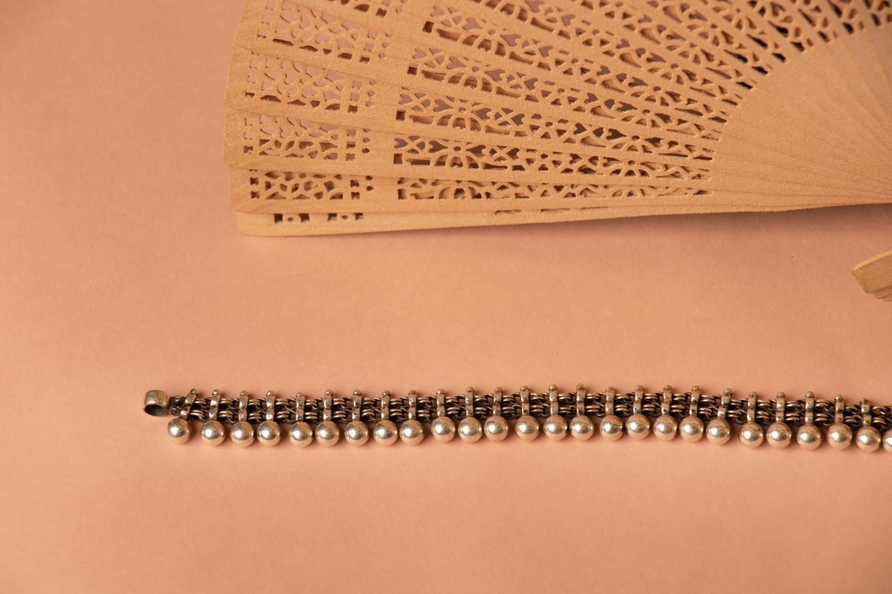 Moh Classic Jali Ball Anklet