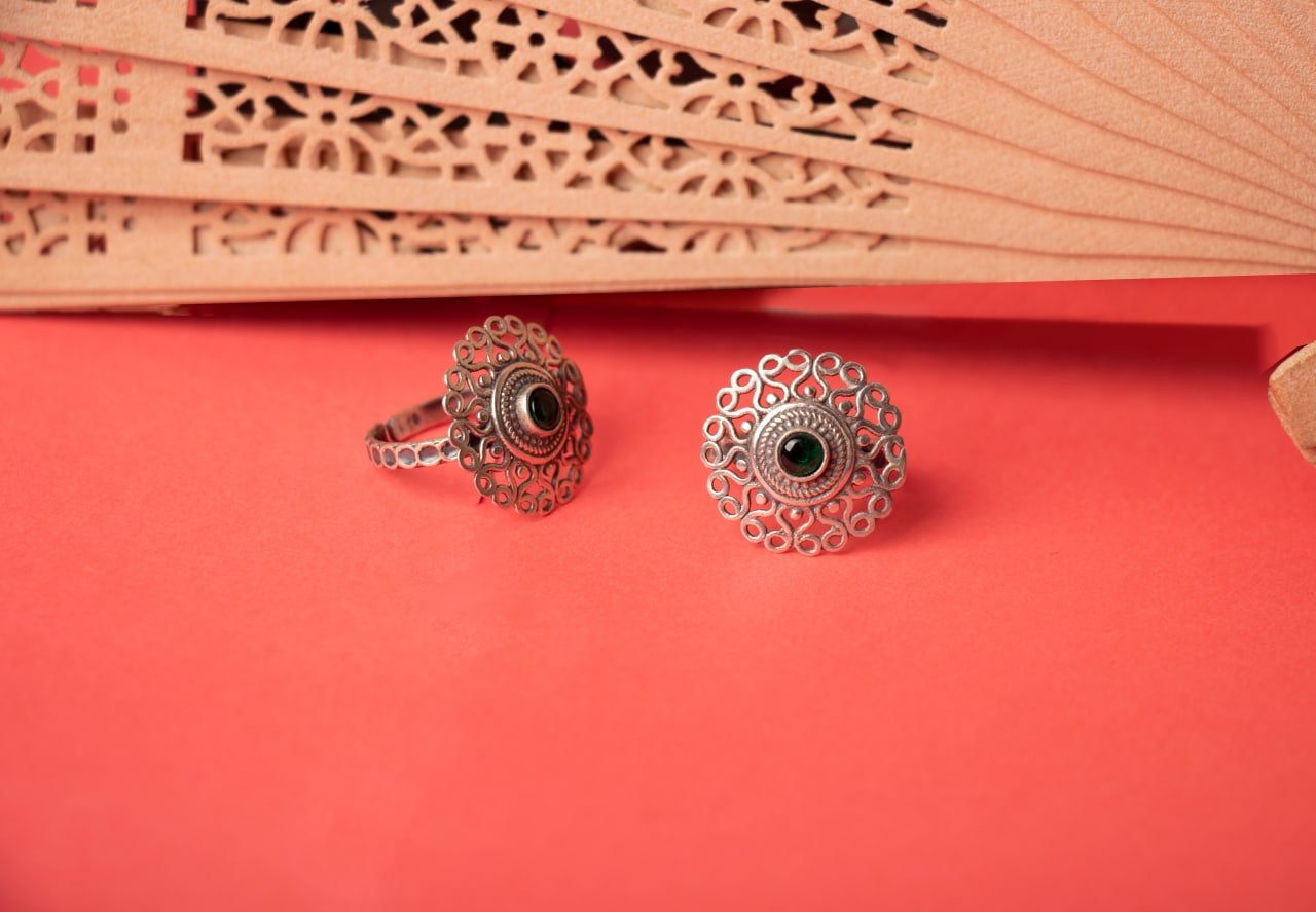 Moh Fine Carved Versatile Toe ring