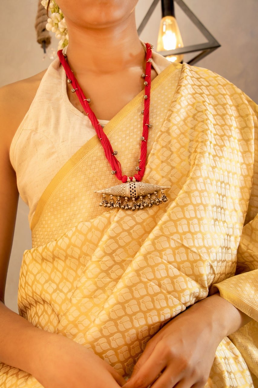 Tattva Classic Tribal Inspired Dori Statement Necklace