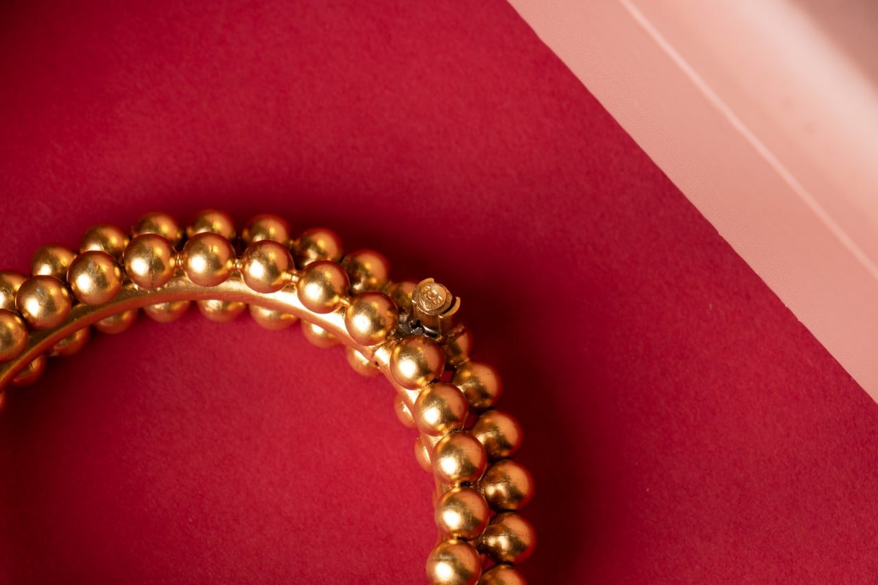 Tattva Ball Cluster Gold Classic Kada