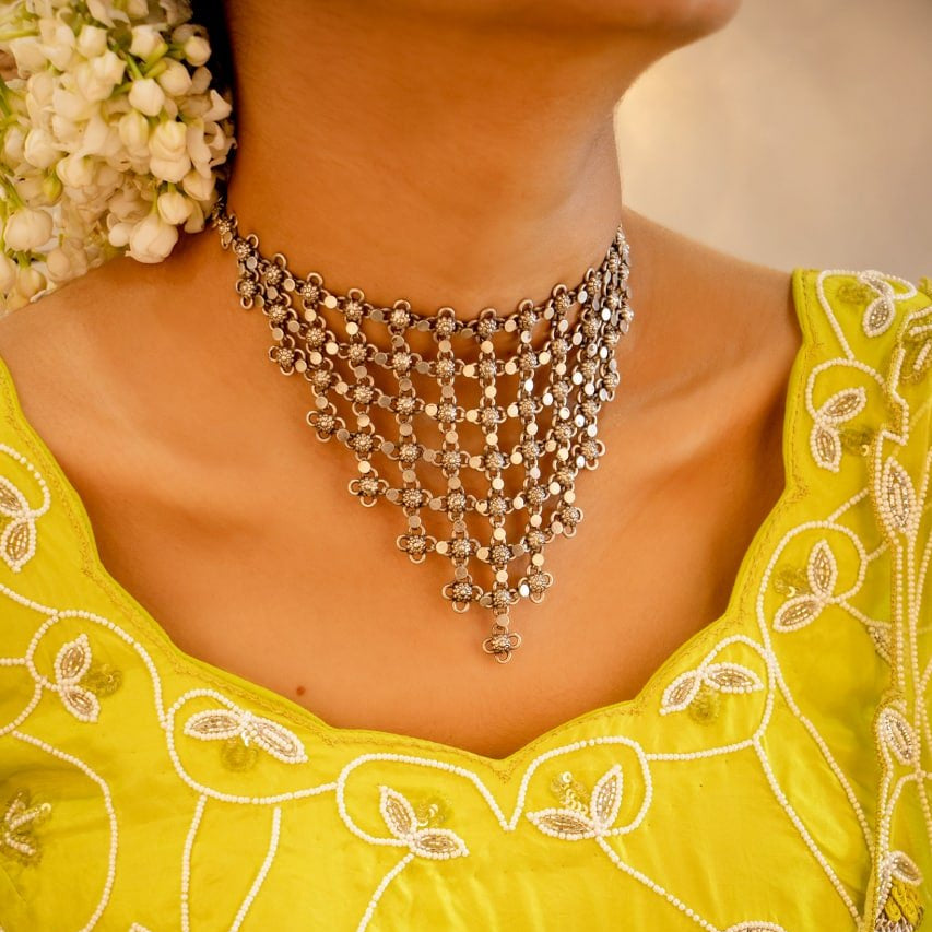 Tattva Intricate Versatile Jali Haar Set