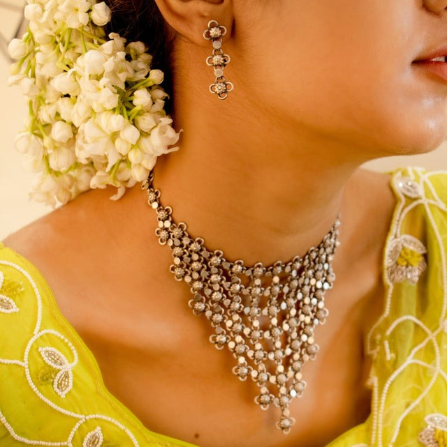 Tattva Intricate Versatile Jali Haar Set